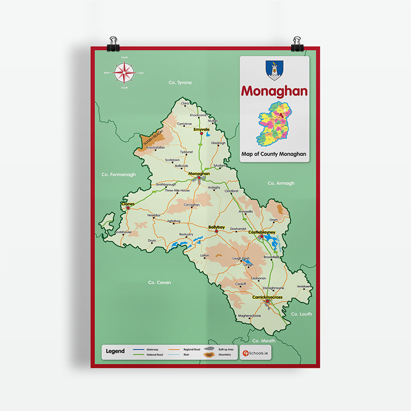 Monaghan County Map