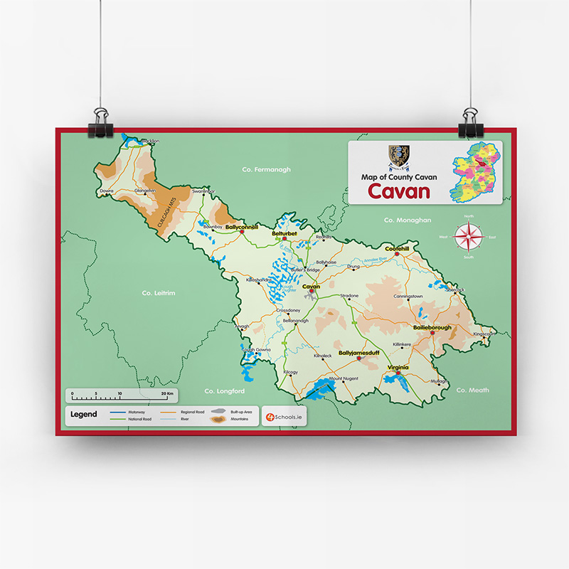 Cavan County Map